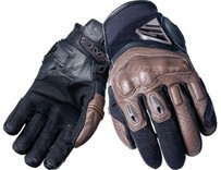 2XL FIVE rukavice, Smeđe, Koža+Spandex+Neoprene