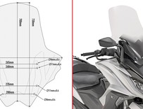 Vjetrobran V70 x Š66 cm 