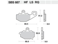 Kočione pločice SINTERED METAL Stražnje